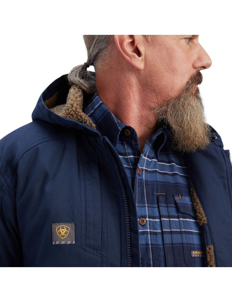 Ariat Rebar DuraCanvas Jacket Navy | IZWPEQ-396