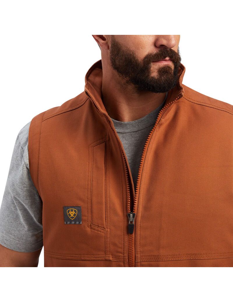 Ariat Rebar DuraCanvas Vest Copper | HRMDJG-916