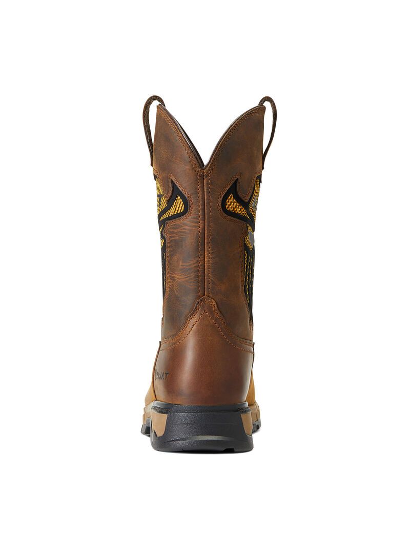 Ariat Rebar Flex Western VentTEK Incognito Work Boot Dark Earth | NTYEUX-804