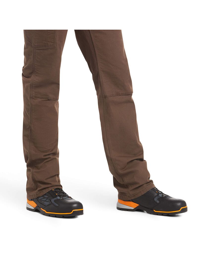 Ariat Rebar M4 Low Rise DuraStretch Made Tough Double Front Stackable Straight Leg Pant Wren | WBPVDR-519