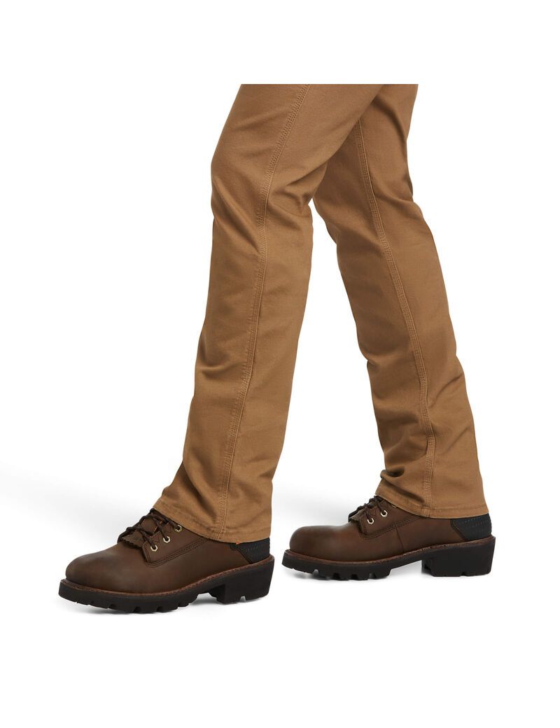 Ariat Rebar M7 DuraStretch Made Tough Straight Pant Field Khaki | UMFSRO-428