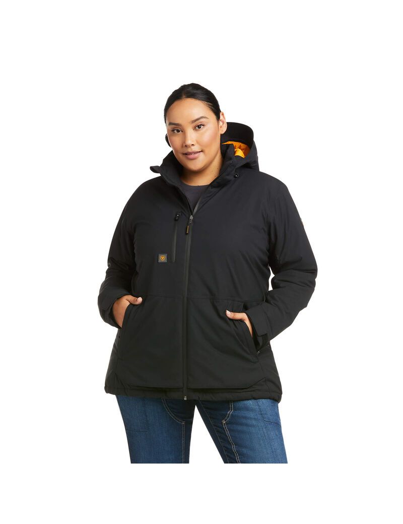 Ariat Rebar Storm Fighter 2.0 Waterproof Jacket Black | XQSROW-601