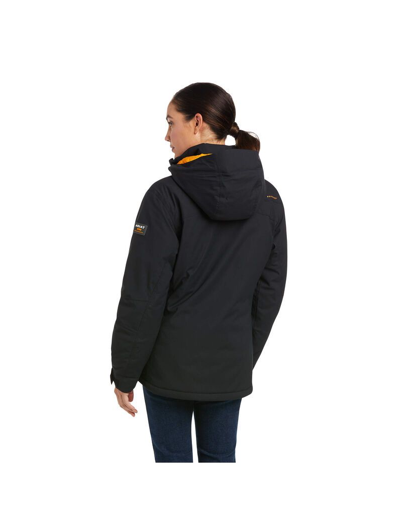 Ariat Rebar Storm Fighter 2.0 Waterproof Jacket Black | XQSROW-601