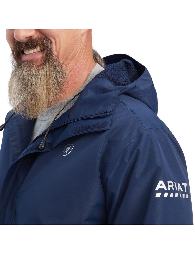 Ariat Rebar Stormshell Waterproof Jacket Navy | PKLRJB-769