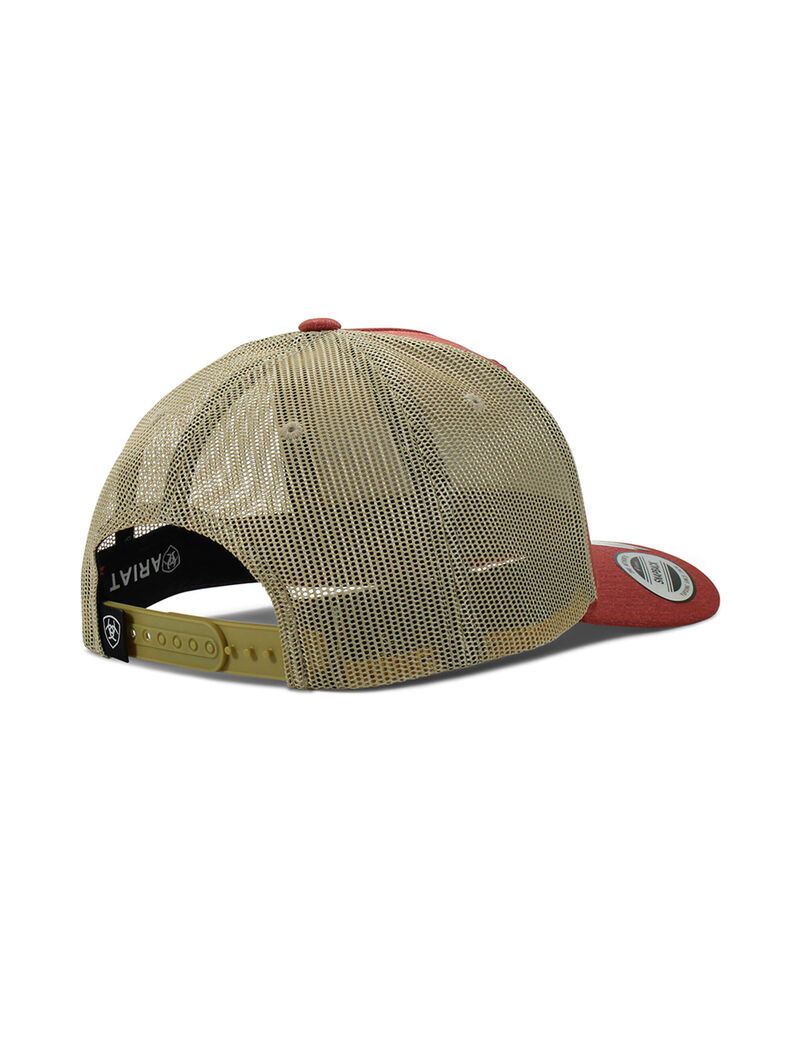 Ariat Rectangle logo patch cap Red | DZXCEM-053