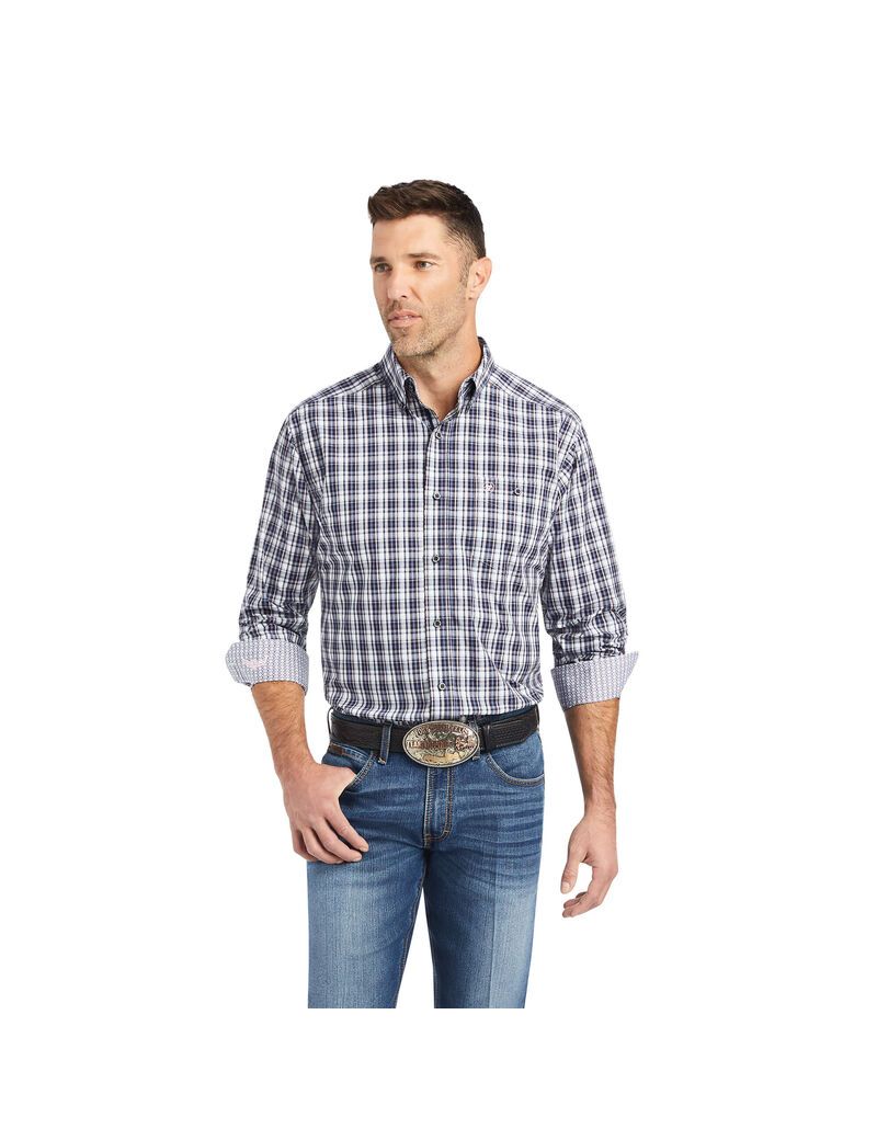 Ariat Relentless Risky Stretch Classic Fit Shirt White | ETXAPS-796