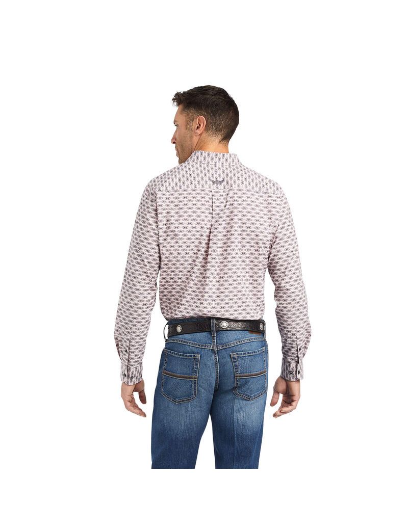 Ariat Relentless Superior Stretch Classic Fit Shirt Mauve | ZHGUDL-476