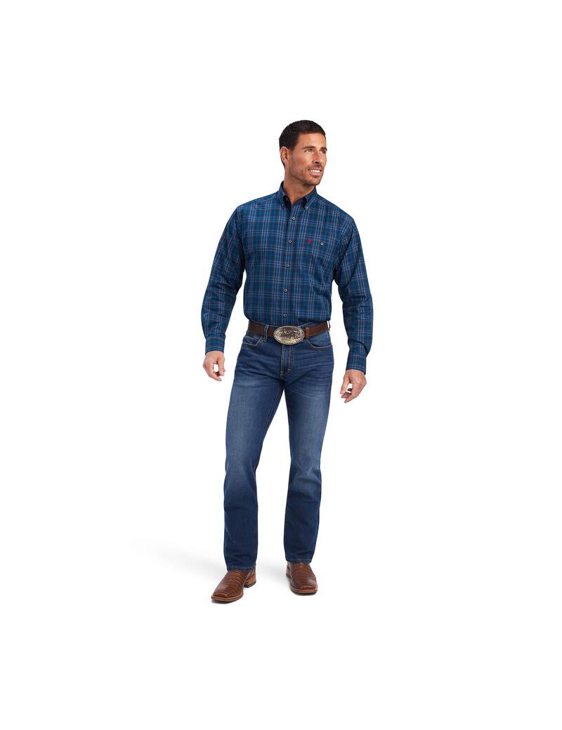 Ariat Relentless Undaunted Stretch Classic Fit Shirt Poseiden | PBJGSM-091