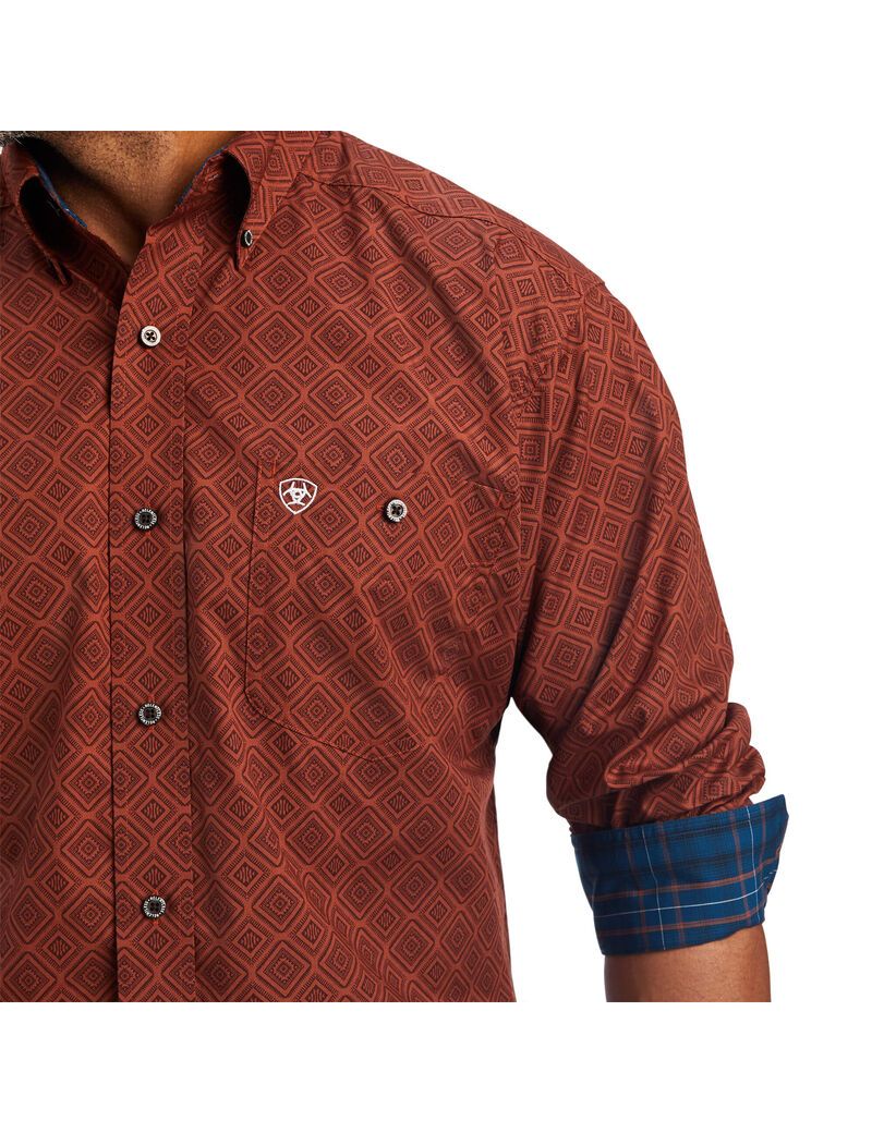 Ariat Relentless Unstoppable Stretch Classic Fit Shirt Sequoia | TBXWZN-598