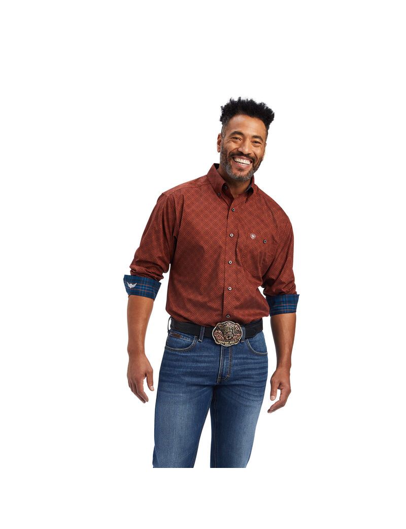 Ariat Relentless Unstoppable Stretch Classic Fit Shirt Sequoia | TBXWZN-598