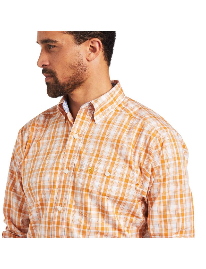 Ariat Relentless Velocity Stretch Classic Fit Shirt Golden Oak | QGCHNR-796