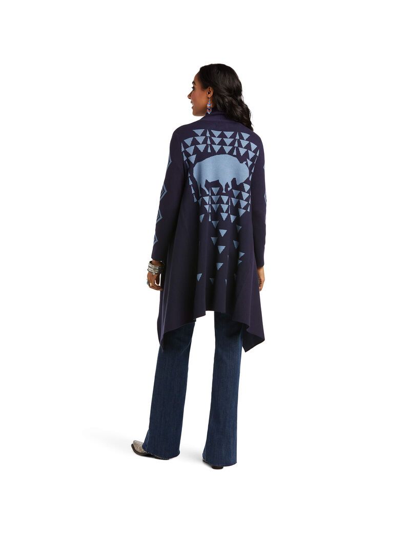 Ariat Roaming Cardigan Dark Sapphire | PFXDCG-274