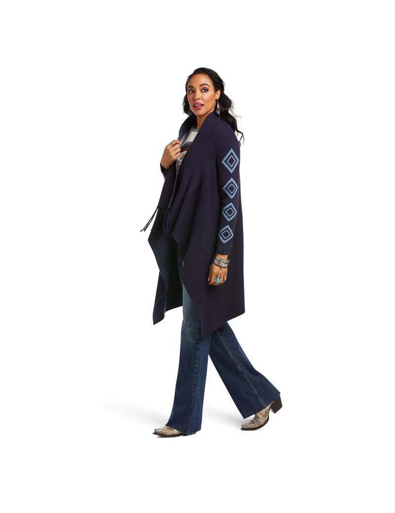 Ariat Roaming Cardigan Dark Sapphire | PFXDCG-274