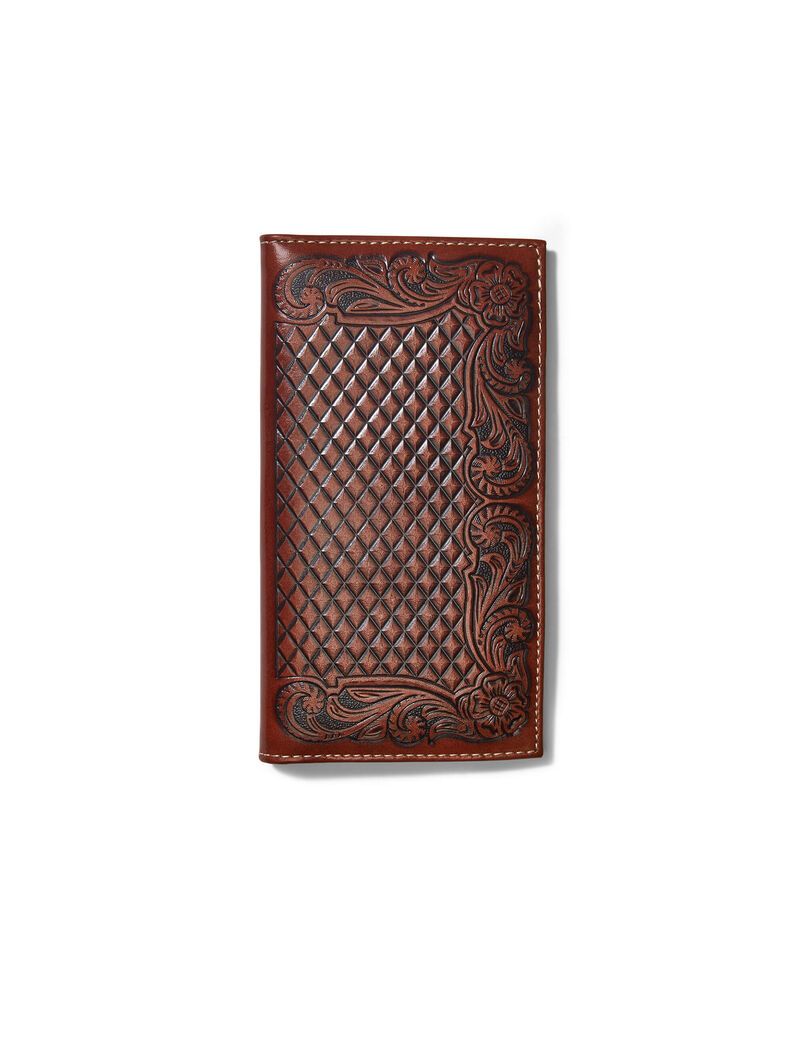 Ariat Rodeo Wallet Diamond Plate Tan | IQLOXF-827