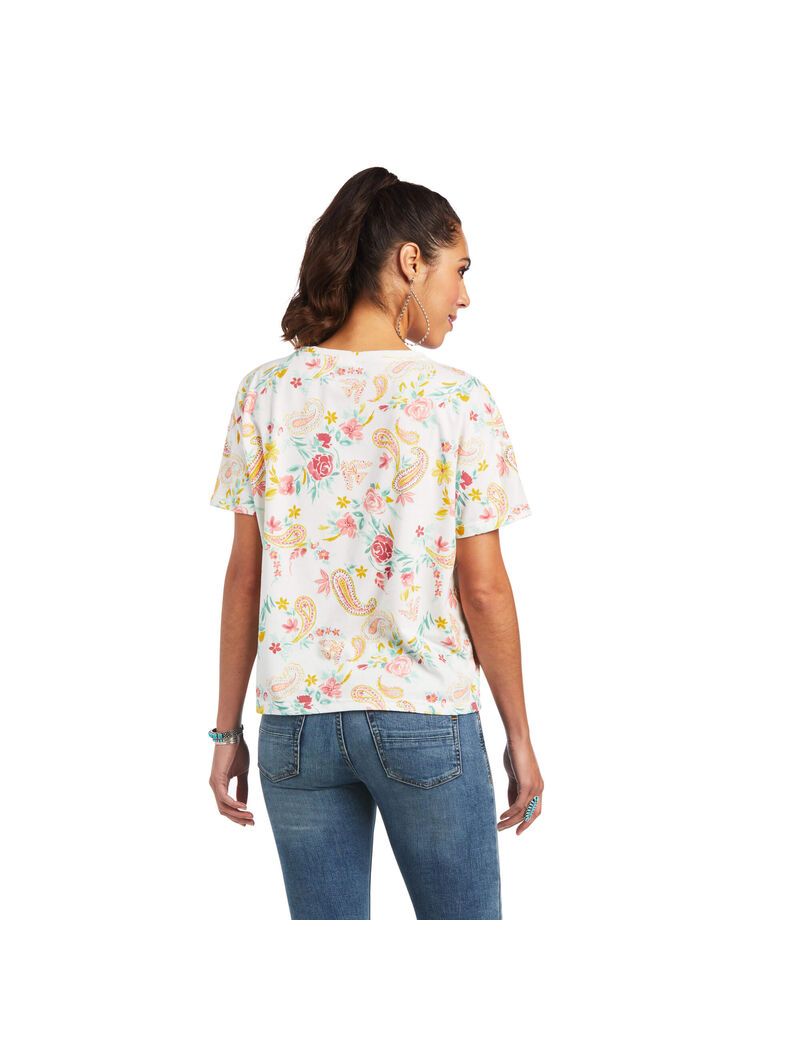 Ariat Rose Garden Tee Multi Print | RYMKVN-024