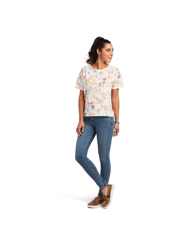 Ariat Rose Garden Tee Multi Print | RYMKVN-024