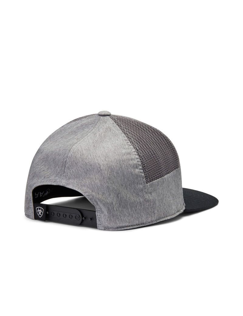 Ariat Round Logo Patch Cap Gray | LKPFJU-510