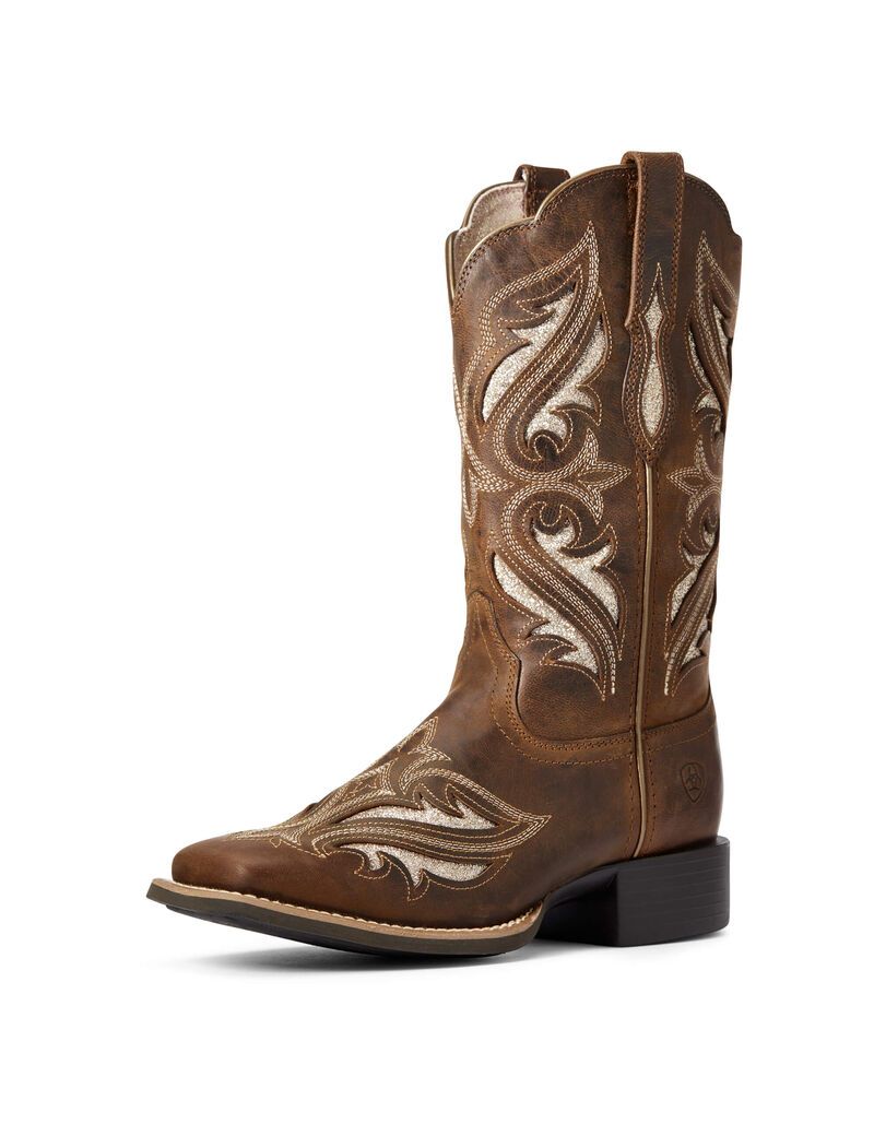 Ariat Round Up Bliss Western Boot Sassy Brown | VWCXDI-571