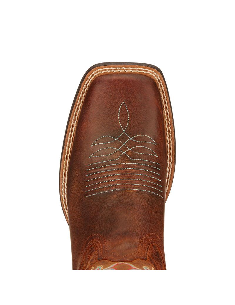 Ariat Round Up Ryder Western Boot Sassy Brown | AKYUIP-046