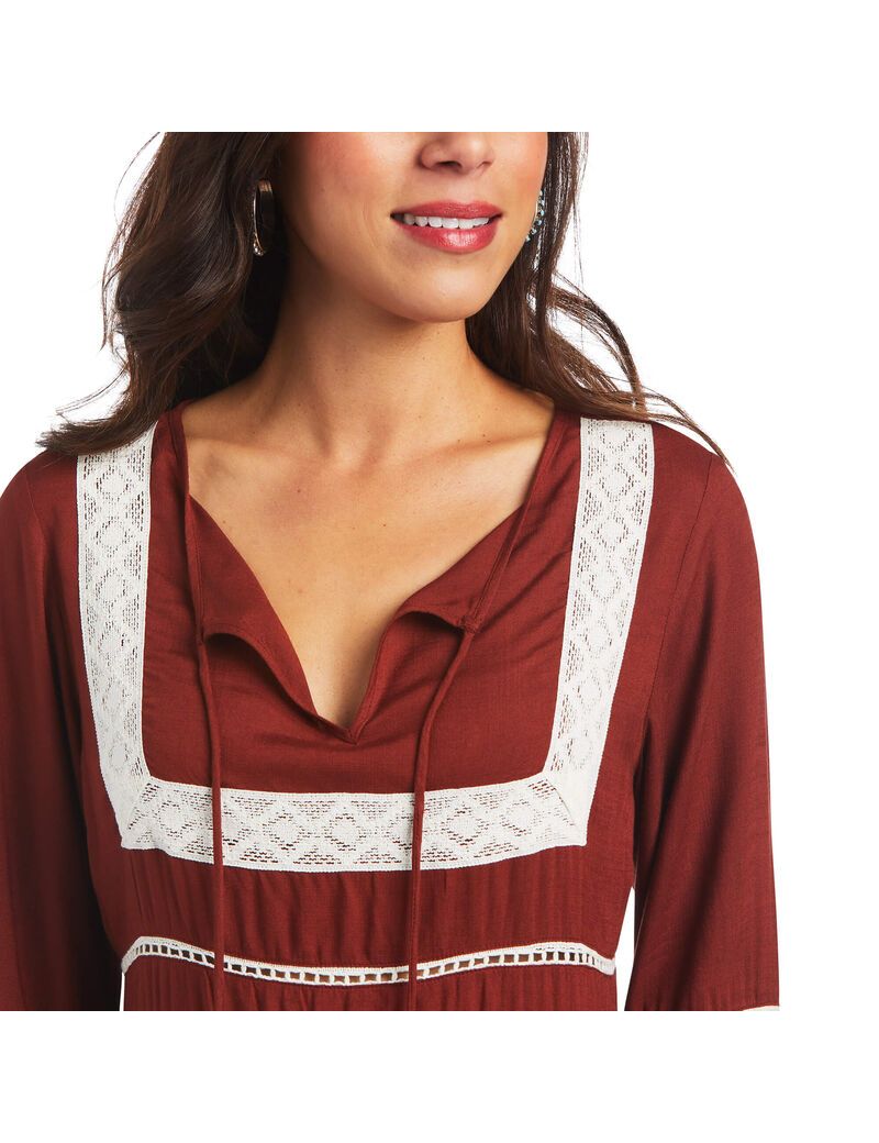 Ariat San Felipe Tunic Roasted Russet | QRYMCG-910