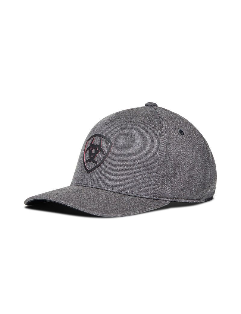 Ariat Shield Logo Cap Charcoal | TMFXJA-734