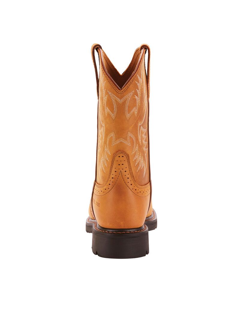 Ariat Sierra Saddle Steel Toe Work Boot Aged Bark | NCKHYA-187