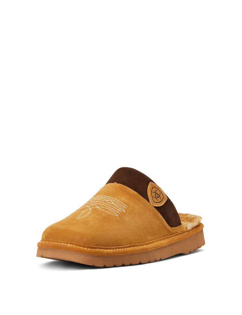 Ariat Silversmith Square Toe Slipper Chestnut | XMLWCR-503