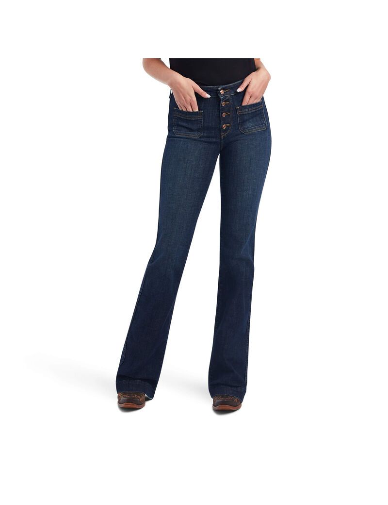 Ariat Slim Trouser Gabriella Wide Leg Jean Rascal | CEHUZO-024