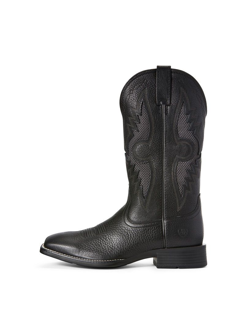 Ariat Solado VentTEK Western Boot Black Carbon | TZBCOV-567