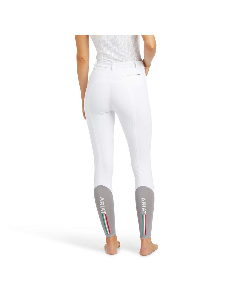 Ariat Speranza Knee Patch Breech White | LDAVCX-291