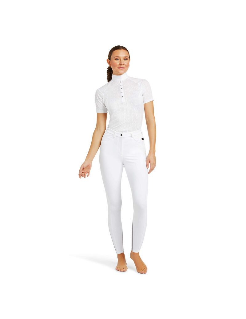 Ariat Speranza Knee Patch Breech White | LDAVCX-291