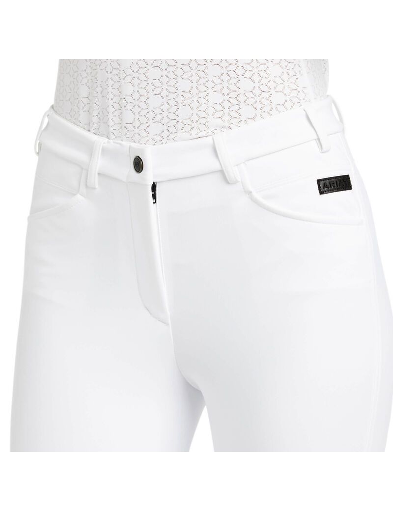 Ariat Speranza Knee Patch Breech White | LDAVCX-291