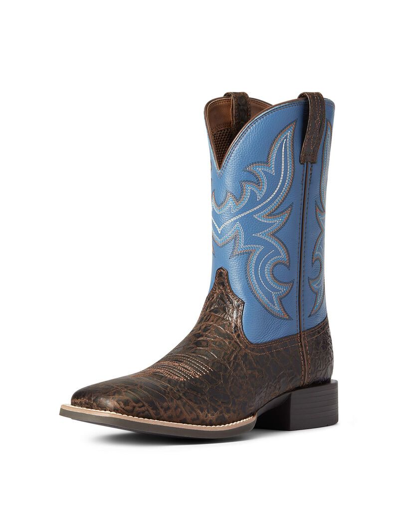 Ariat Sport Cow Country Western Boot Fencepost Brown | UDKJYN-824