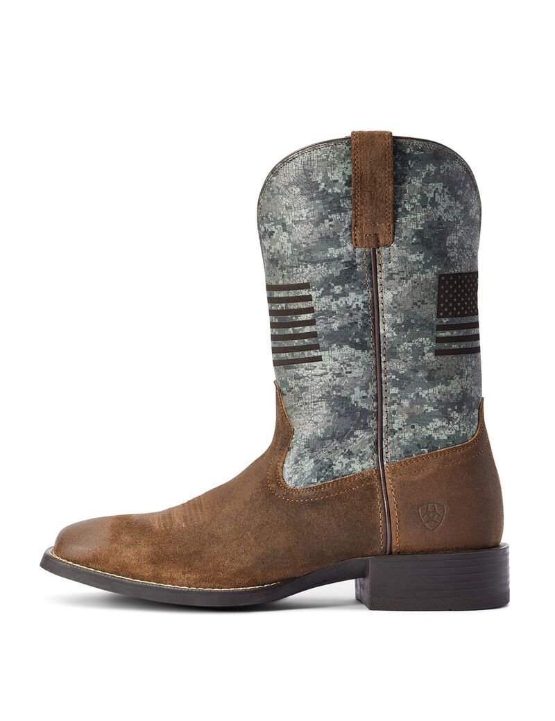 Ariat Sport Flying Proud Western Boot Tumbleweed Taupe | EOGMXZ-249