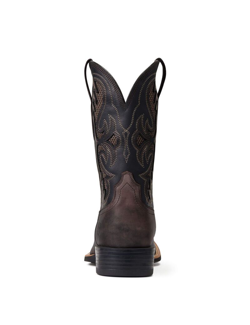 Ariat Sport Fresco VentTEK Western Boot Herd Brown | XKYCFG-637