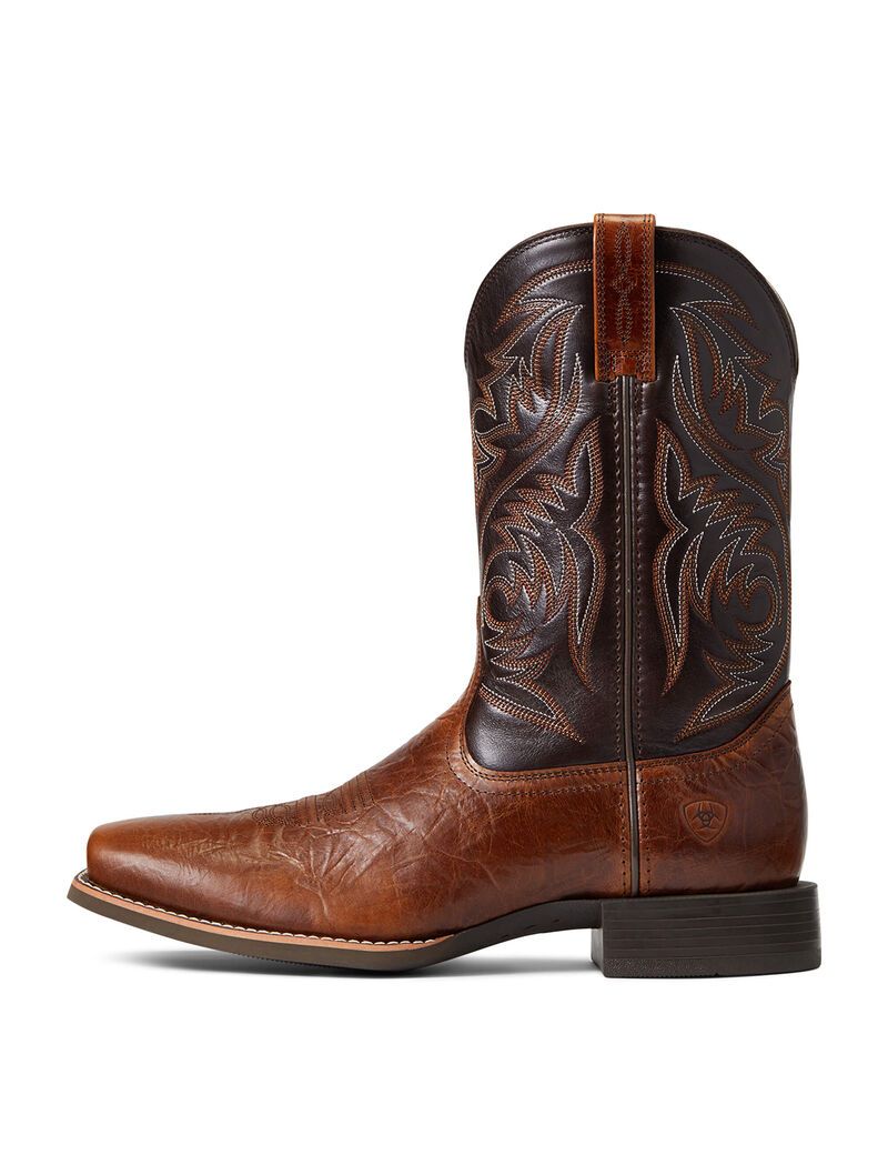 Ariat Sport Herdsman Western Boot Peanut Butter | GHPIJZ-915