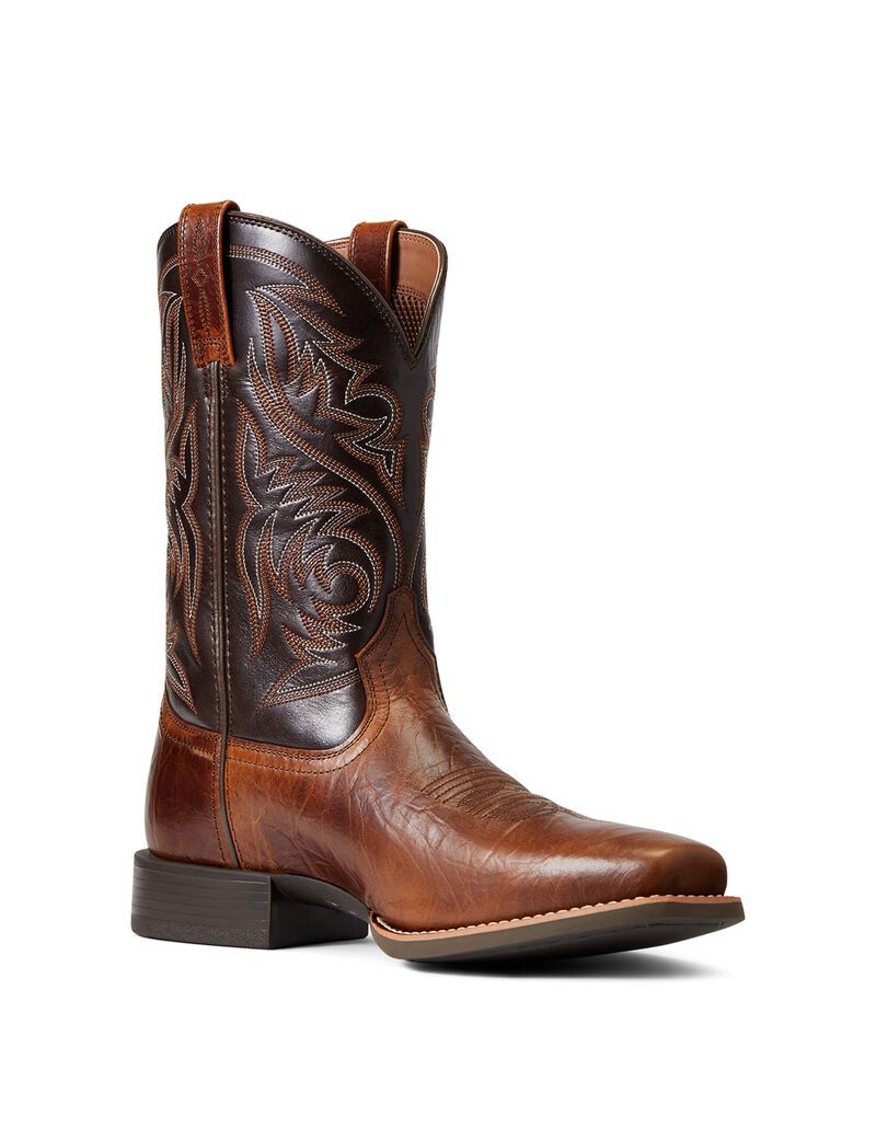 Ariat Sport Herdsman Western Boot Peanut Butter | GHPIJZ-915