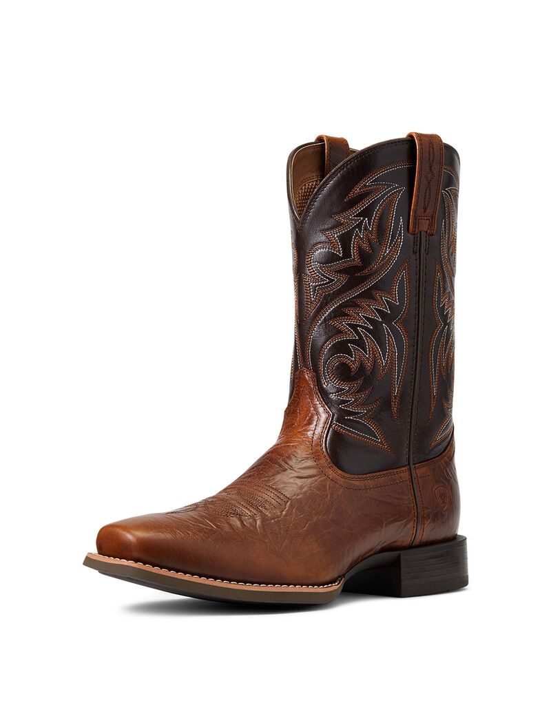 Ariat Sport Herdsman Western Boot Peanut Butter | GHPIJZ-915