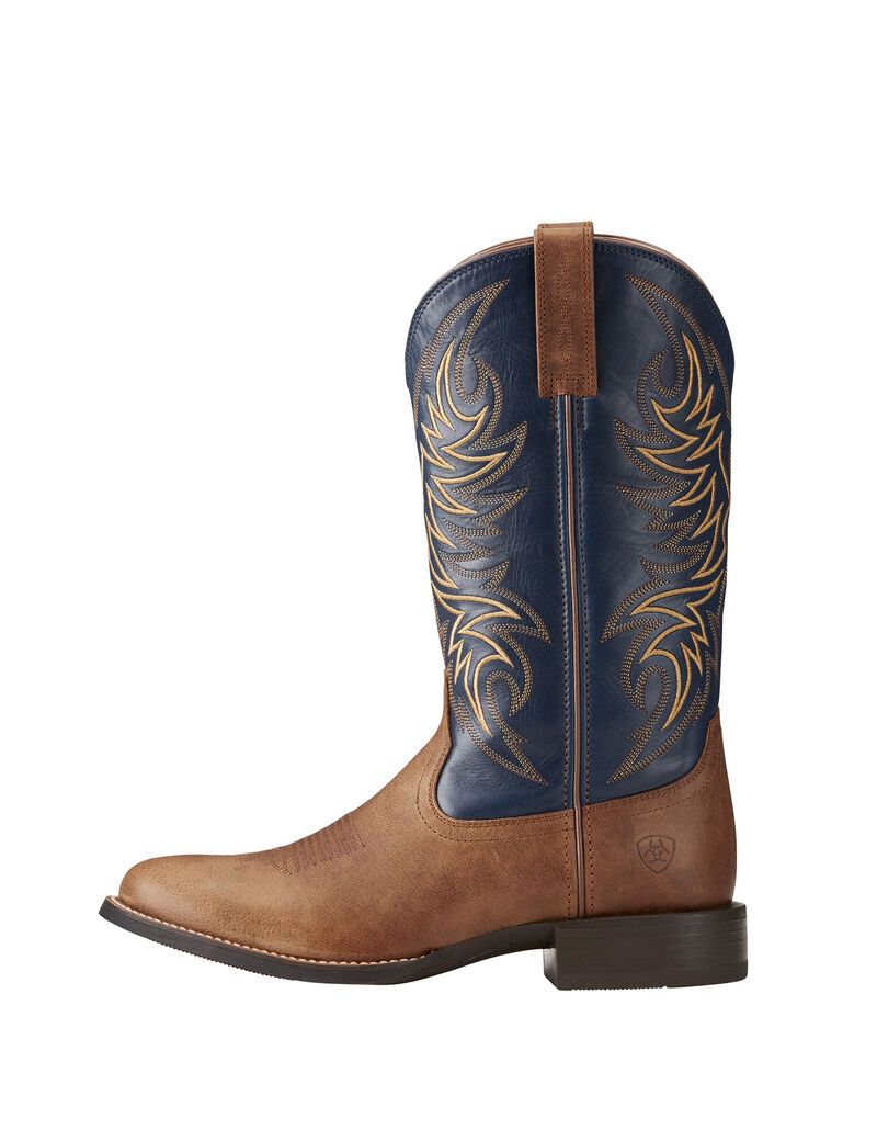 Ariat Sport Horseman Western Boot Sandstorm | NZDPJM-204