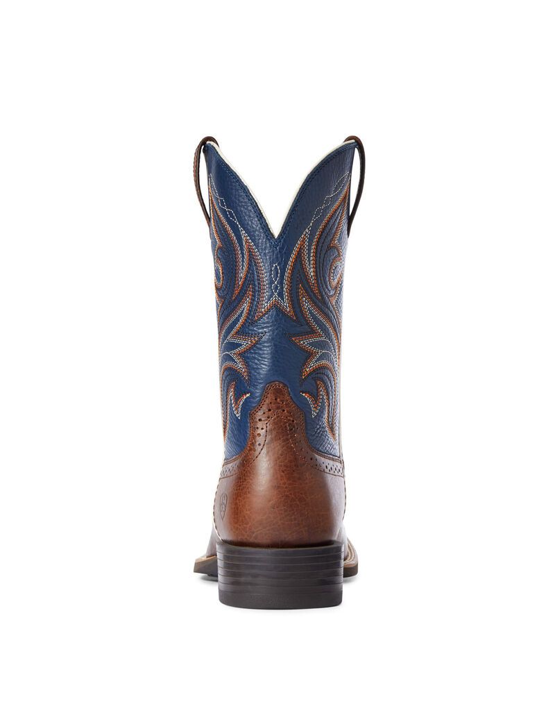 Ariat Sport Knockout Western Boot Dark Whiskey | SDKBZA-305