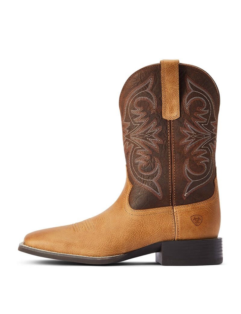 Ariat Sport Pardner Western Boot Matte Tan Buck | ZNPJOE-820