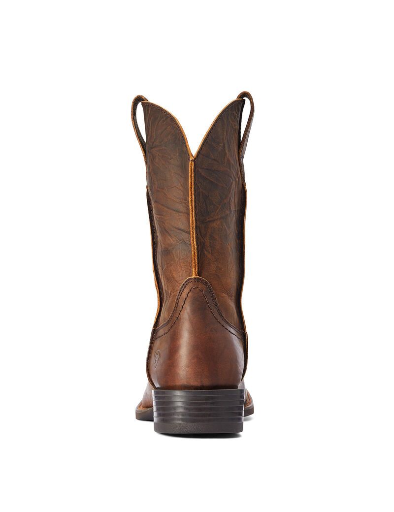 Ariat Sport Rambler Western Boot Bartop Brown | VMWCSY-571