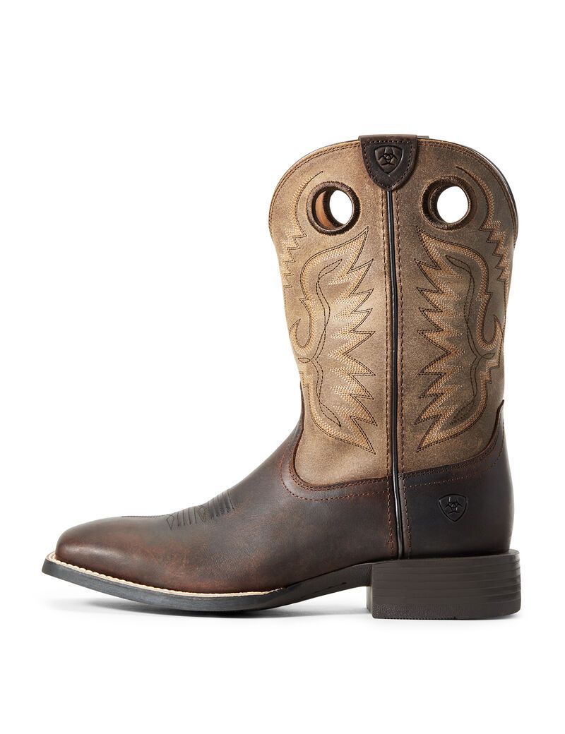 Ariat Sport Ranger Western Boot Barley Brown/ Toasted Tan | WGHUOV-158