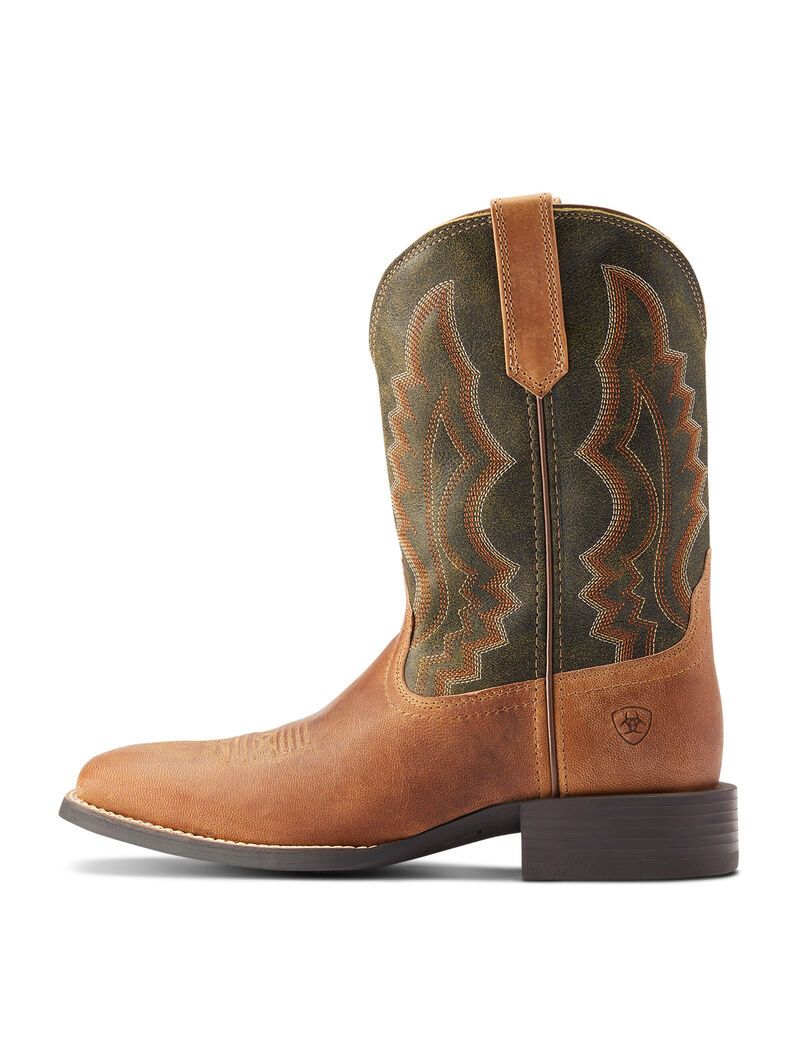 Ariat Sport Riggin Western Boot Sassy Brown | RQWAKL-164