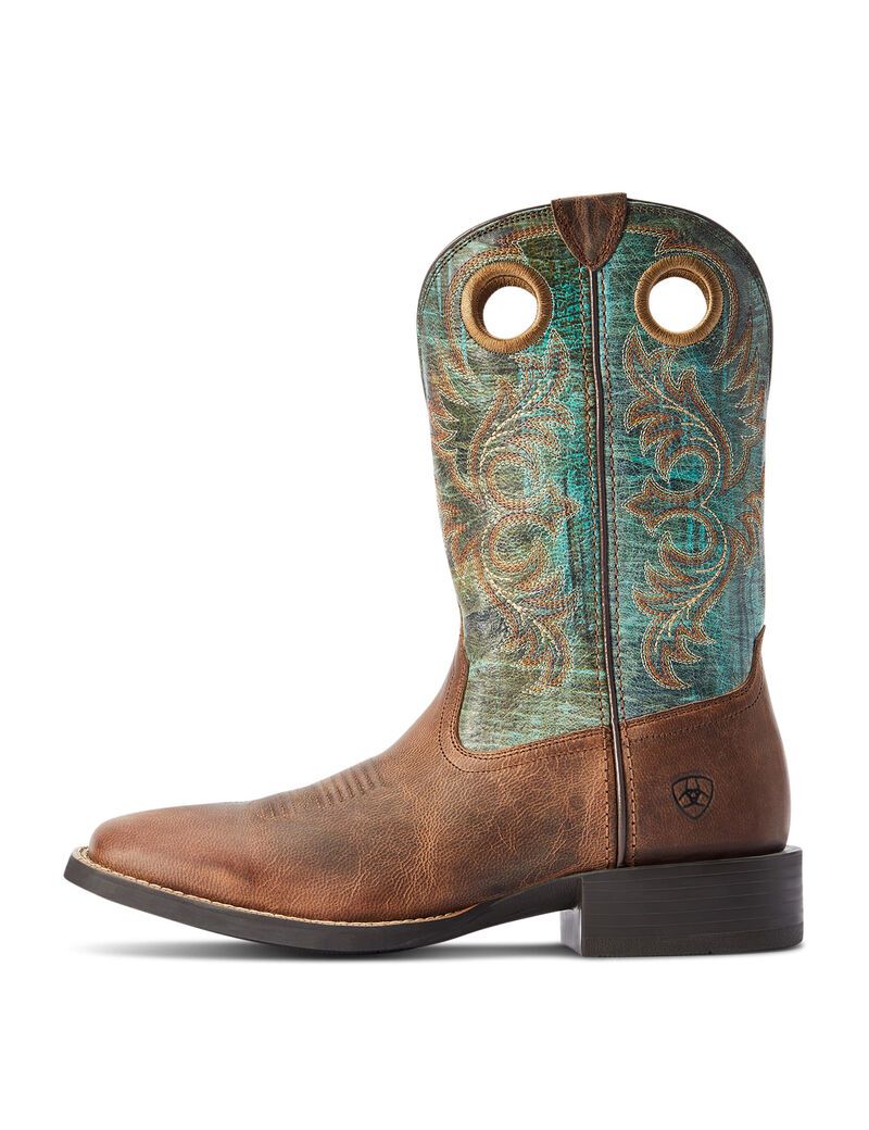 Ariat Sport Rodeo Western Boot Loco Brown | UFNMPX-761