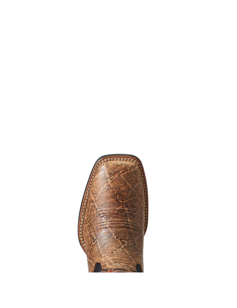 Ariat Sport Smokewagon Western Boot Grizzly Elephant Print | ADZWUX-127