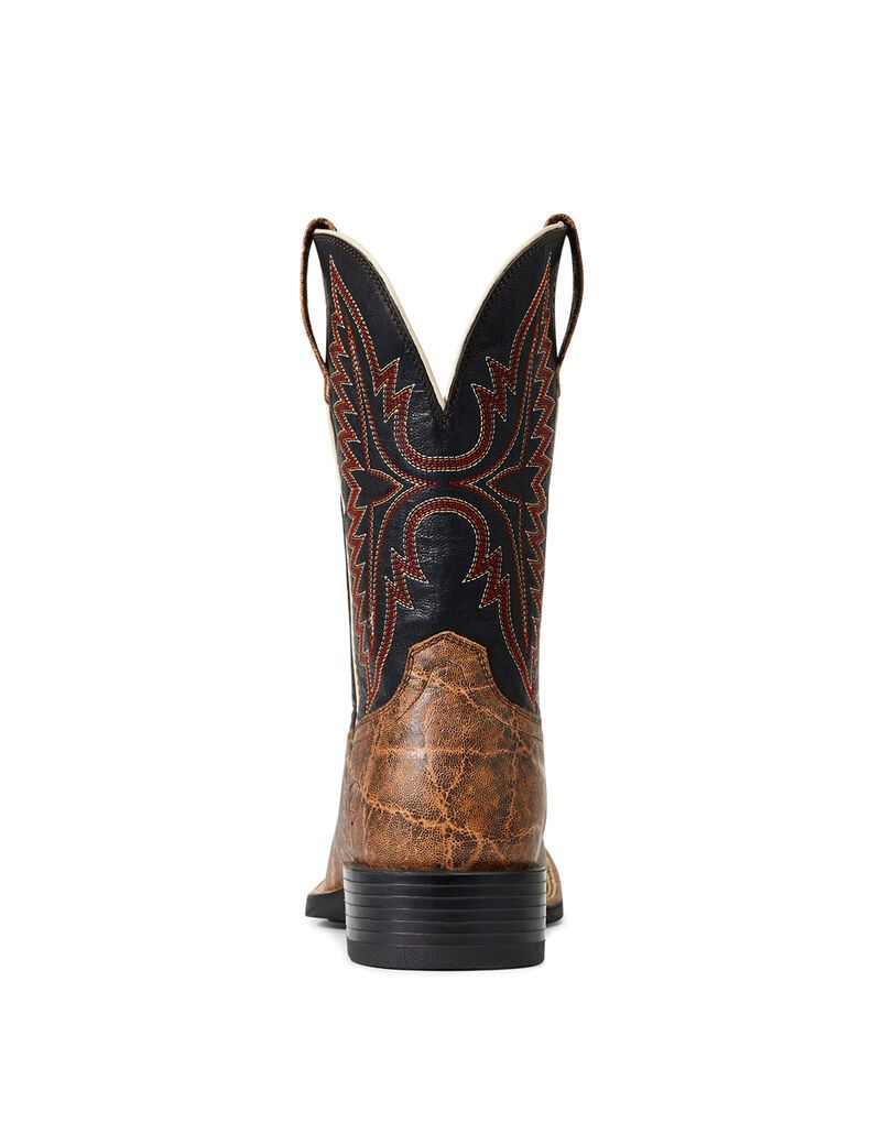 Ariat Sport Smokewagon Western Boot Grizzly Elephant Print | ADZWUX-127