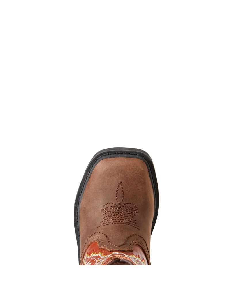 Ariat Stompers Chandler Workhog Brown | YMWLQD-584