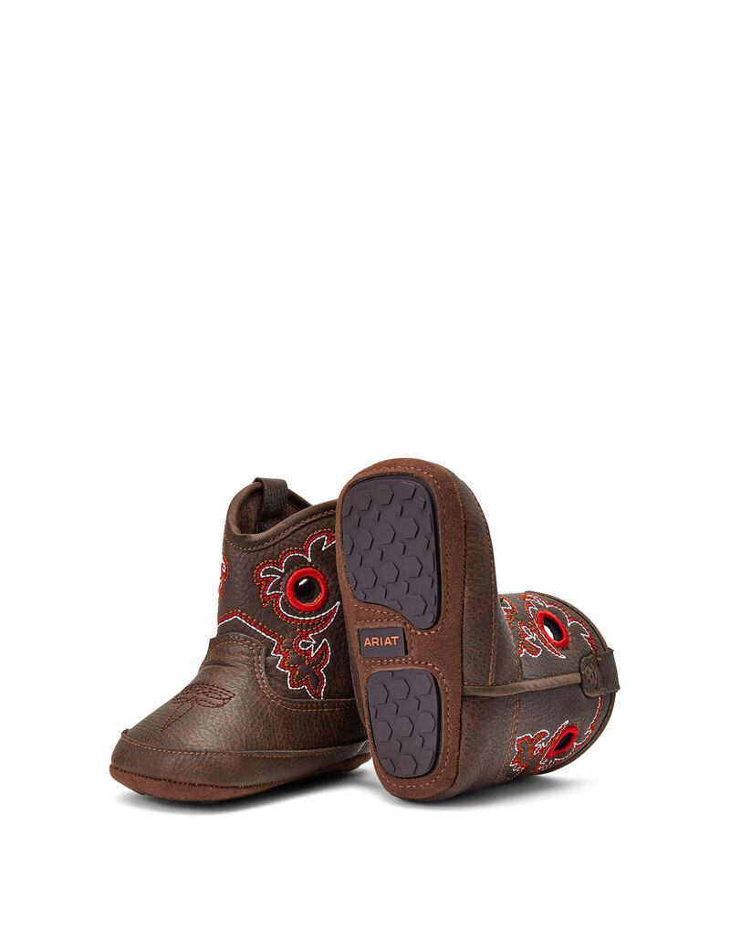 Ariat Stompers Rough Stock Boot Brown | BARZOW-149