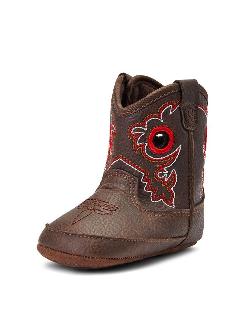 Ariat Stompers Rough Stock Boot Brown | BARZOW-149